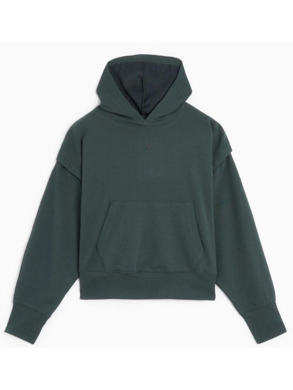 $85 Nike Jordan Convertible Hoodie Women's  Oversized Sport Fleece Green FB4609